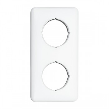 176422 Рамка Duroplast Белый 2-постовая THPG фото