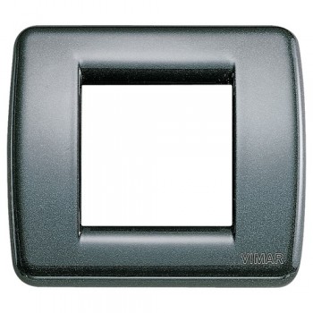 17093.23 Рамка Idea Rondo Антрацит 2 модуля Vimar фото
