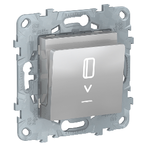 

NU528330 Выключатель карточный, с подсветкой, 10 А, Алюминий Schneider Electric, Unica Studio NU528330