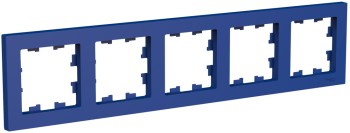 Рамка Аквамарин 5-постовая Systeme Electric (Schneider Electric) AtlasDesign ATN001105 фото