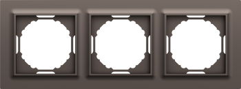 Рамка 3-я, мокко Donel A07 WAVE DEW21353 фото