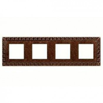 FD01224RU Рамка San Sebastian Rustic Cooper 4-постовая Fede фото