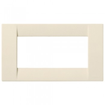 16744.D.04 Рамка Idea Classica Белый шелк 4 модуля Vimar фото