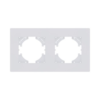 Рамка 2-кратная белый матовый Kollinger Aspekt AT2WM фото