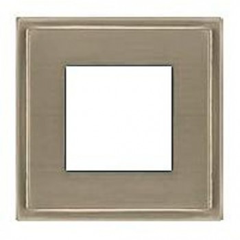 FD01241NS Рамка Madrid Никель сатиновый 1-постовая Fede фото