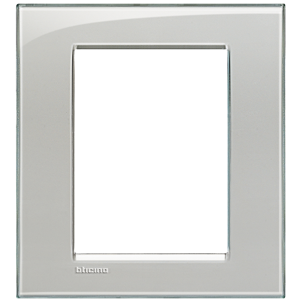 

LNA4826KG Рамка LivingLight Квадрат Серое небо 3+3 модуля Bticino, LivingLight Квадрат LNA4826KG