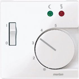 

MTN534925 Центр. плата терморегулятора, белый акт Merten, M-Smart MTN534925