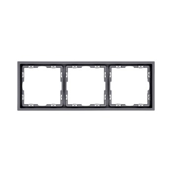 Рамка 3-кратная серый Kollinger Eclipse EC3GY фото