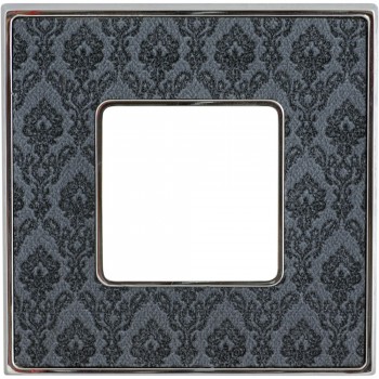 FD01441DNCB Рамка Belle Epoque Tapestry Хром 1-постовая Fede фото