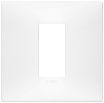 Накладка на 1 модуль центрально для коробки на 2 модуля, белый матовый Vimar Neve Up 09661.11 фото