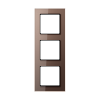 AC583GLMO Рамка A Creation Мокко 3-постовая Jung фото