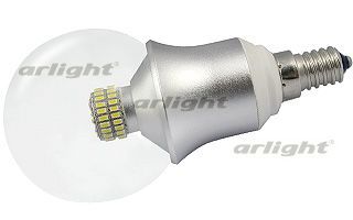 

Светодиодная лампа E14 CR-DP-G60 6W White Arlight 015990, LED lamp 015990