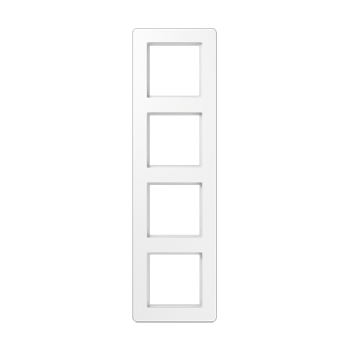 AF584BFWW Рамка A flow Белый 4-постовая Jung фото