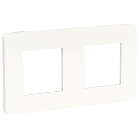 NU280418 Рамка Unica Studio Color Белый 2-постовая Schneider Electric фото