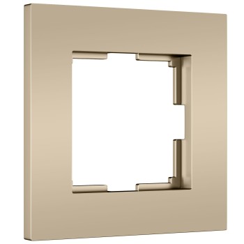 Рамка на 1 пост Slab (шампань софт) Werkel a071623 W0012911 фото