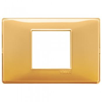 14652.43 Рамка Plana Янтарь 2 модуля Vimar фото