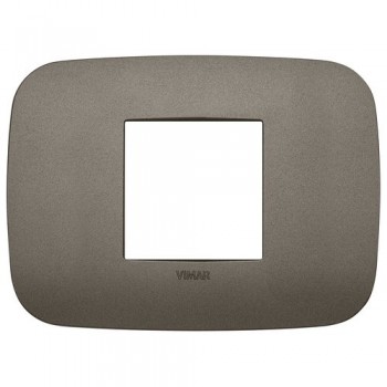 19682.80 Рамка Arke Round металл 2 модуля Vimar фото