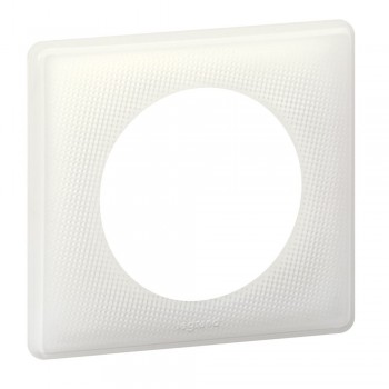 066640 Рамка Celiane Классика Белый муар 1-постовая Legrand фото