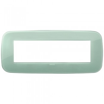 19687.65 Рамка Arke Round Шалфей 7 модулей Vimar фото