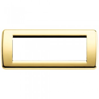 16756.32 Рамка Idea Rondo Золото 6 модулей Vimar фото