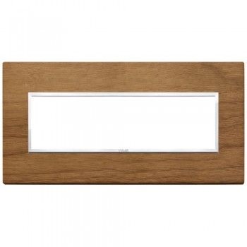 21657.31 Рамка Eikon Evo Итальянский орех 7 модулей Vimar фото