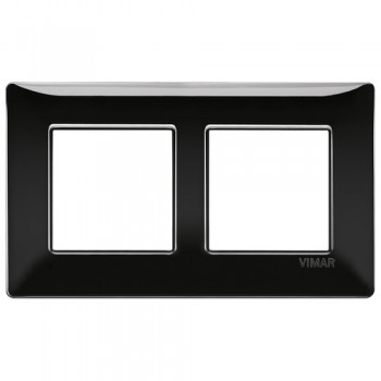 14645.05 Рамка Plana Черный 4 модуля Vimar фото