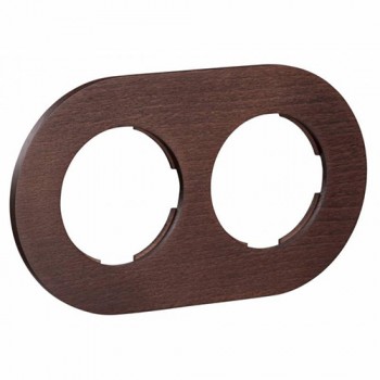 33802802 Рамка DO Darkened beech 2-постовая Fontini фото