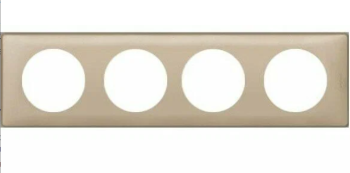 068664 Рамка Celiane Классика имбирь 4-постовая Legrand фото