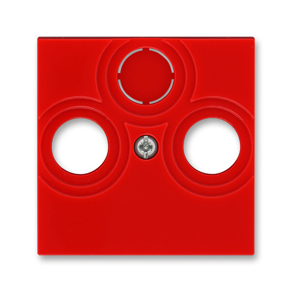 

Накладка ABB Levit для розеток TV-R / TV-R-SAT красный 5011H-A00300 65 2CHH080300A4065, Levit 5011H-A00300 65