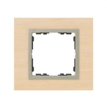 82917-68 Рамка декоративная, 1 пост, Simon 82 Nature, Дерево, клён-шампань фото