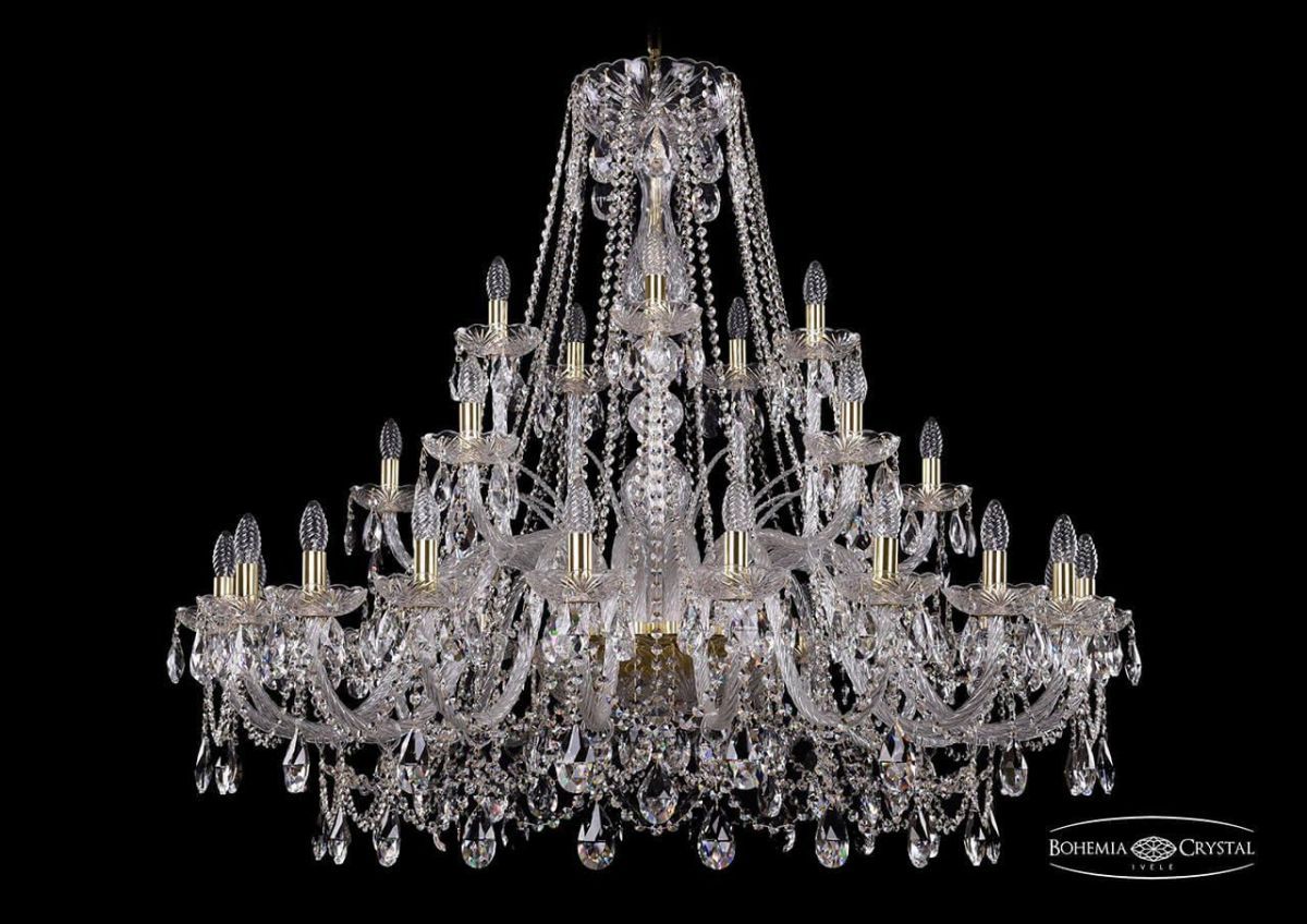 

Подвесная люстра Bohemia Ivele 1411/20+5+5/460/G, Золотой, 1411 1411/20+5+5/460/G