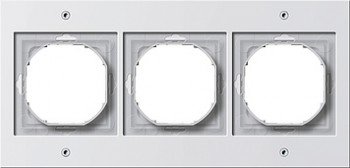 021366 Рамка TX44 Белый 3-постовая Gira фото