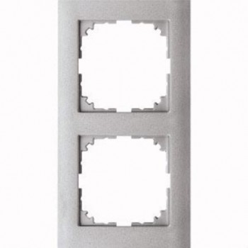 MTN4020-3660 Рамка M-Pure Алюминий 2-постовая Merten фото