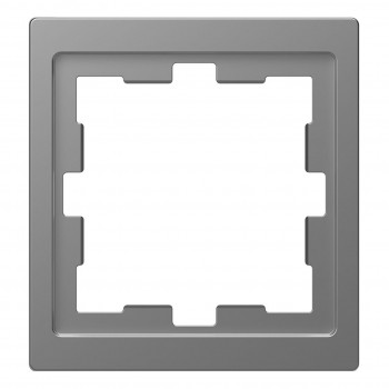 MTN4010-6536 Рамка D-Life Нержавеющая сталь 1-постовая Merten фото