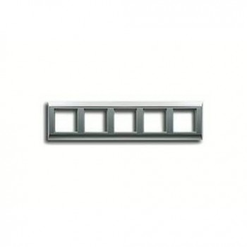 AP585AL Рамка A Plus Алюминий 5-постовая Jung фото