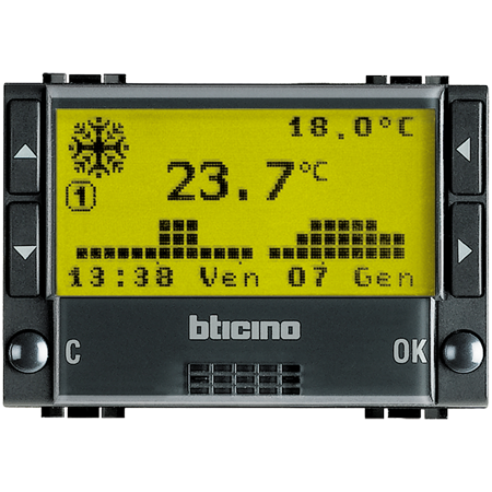 

L4451 Электронный термостат Bticino, LivingLight Air L4451