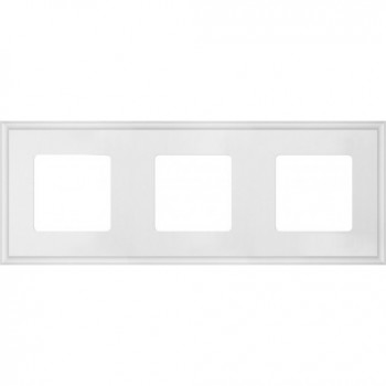 FD01603WH Рамка New Marco Белый 3-постовая Fede фото