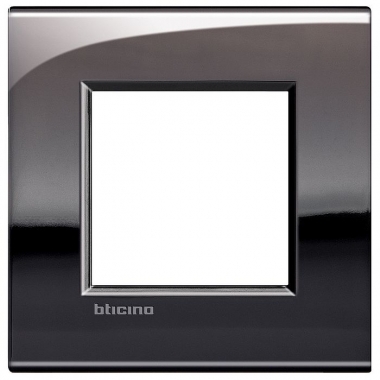 

LNE4802PT Рамка LivingLight Air Олово 2-модульная Bticino, LivingLight Air LNE4802PT