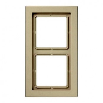 LSD982BFW Рамка LS Design Бежевый 2-постовая Jung фото