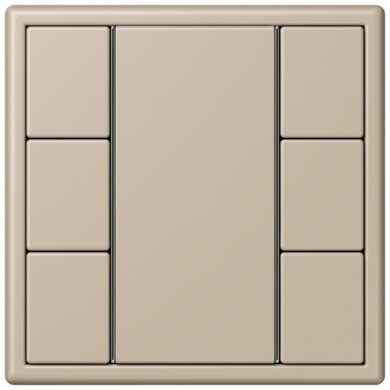 

LC503TSA32142 Les Couleurs® Le Corbusier KNX кнопочный модуль F 50 с тремя парами кнопок ombre naturelle claire Jung, Les Couleurs Le Corbusier LC503TSA32142
