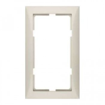 13098982 Рамка с большим вырезом S.1 Белый с блеском 2-постовая Berker фото