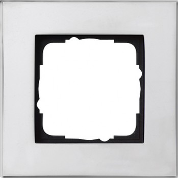 021110 Рамка Esprit Хром 1-постовая Gira фото