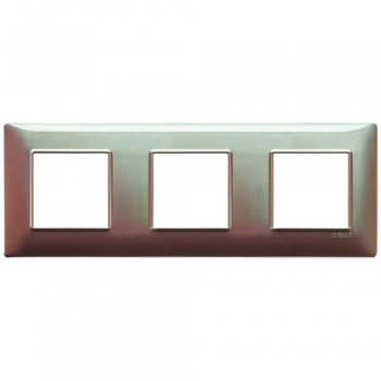14644.23 Рамка Plana Коричневый переливающийся 6 модулей Vimar фото