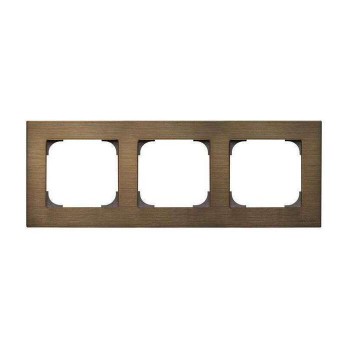 8573 OE Рамка тройная ABB Sky, античная латунь 2CLA857300A1201 фото