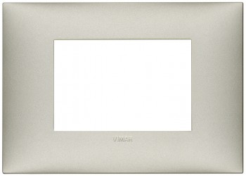 Накладка на 3 модуля, никель матовый Vimar Neve Up 09673.22 фото