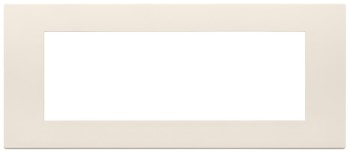 30657.01  Рамка Total Look Linea, 7 модулей, бежевый матовый Canvas Vimar фото