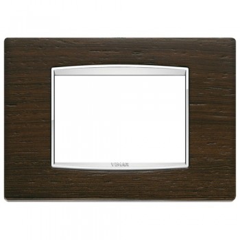 20653.C31 Рамка Eikon Chrome Classica Венге 3-модульная Vimar фото