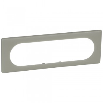 066716 Рамка Celiane Классика Зеленый перкаль 6/8-модульная Legrand фото