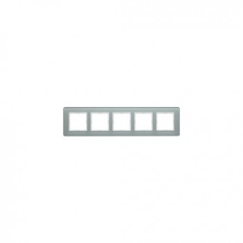 10156079 Рамка Q.7 Полярная белизна 5-постовая Berker фото