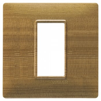 14641.32 Рамка Plana  красная сосна 1 модуль Vimar фото